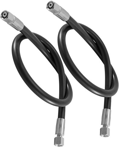 2PCS 32 Inch Excavator Diverter Valve Hoses Fit for 1-2 Ton Mini Excavator, M14 Hoses with 1/4" Interface 60MPa Hydraulic Diverter Valve Flexible Hoses Replacement in Saudi Arabia