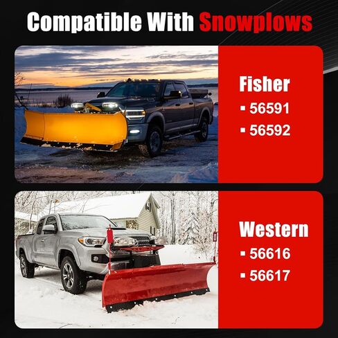 1/4x42" & 1/4x16" Heavy Duty Snow Plow Hydraulic Hose Set Kit Fit for Western 56616 56617 & Fisher 56591 56592 in Kuwait