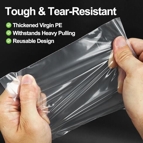 1000Pcs Small Plastic Bags 2x3 Inch, 2 Mil Clear Reclosable Poly Baggies for Packaging, Storage, Jewelry, Crafts, Food Safe Resealable Zip Bag in Saudi Arabia