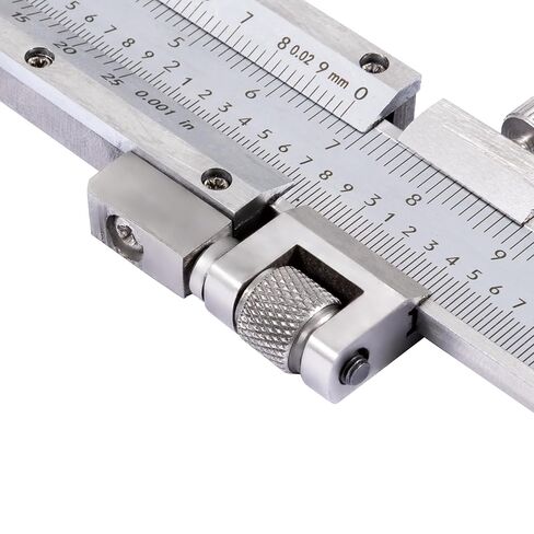 أدوات PEC مقاس 6 بوصات / 150 مم، فرجار رنيه، فرجار دقيق من الفولاذ المقاوم للصدأ مع تعديل دقيق، تدرج 0.02 مم/0.001 بوصة، دقة 0.03 مم، للداخل والخارج والخطوة وقياس العمق in Kuwait