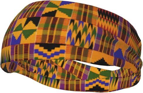 African Ethnic Tribal Style Sports Headbands for Men Women Sweatband Headbands for Running,Cycling for Women and Men in Saudi Arabia