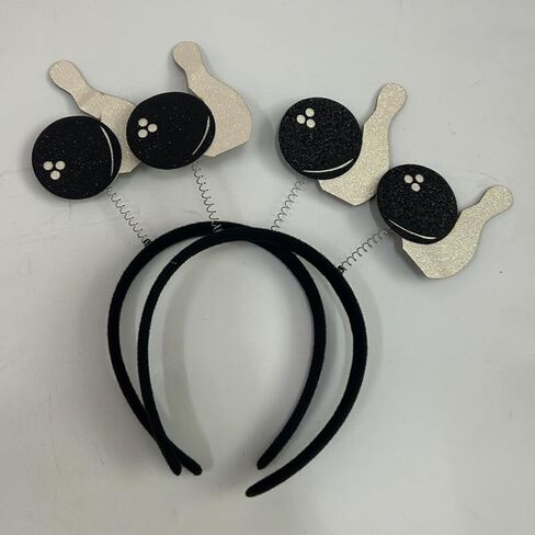 VOSAREA 2pcs Sports Headbands Bowling Ball Head Bopper Sports Themed Ball Headband Funny Hair Cheer up Hairband for Hair Accessories in Saudi Arabia