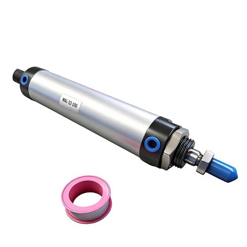 WeiTeng Pneumatic Mini Pneumatic Cylinder MAL Single Rod Aluminum Double Acting Pneumatic Cylinder 16mm Bore 50mm Stroke(MAL16x50) in Kuwait