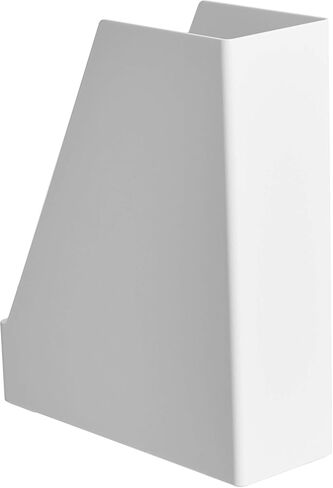 Amazon Basics Rectangular Plastic Desk Organizer, Magazine Rack, White, 2-Pack in Saudi Arabia