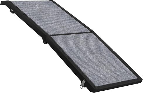 Dog Ramp for Car, Folding Car Ramps for Small to Large Size Dogs, Portable Pets Ramp with Non-Slip Rug Surface, 51" Long & 19.7" Wide HDPE Dog Steps for Car, SUV, Truck in Saudi Arabia