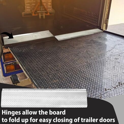 Blulu 12 "x 59" الألومنيوم باب المقطورة المنزلق لوحة المضادة للانزلاق طوي مقطورة منحدر لأبواب الشاحنات in Kuwait