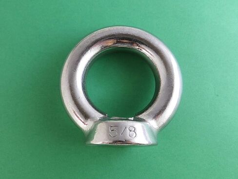 US STAINLESS Stainless Steel 316 Lifting Eye Nut 5/8" UNC Heavy Duty Marine Grade Pitch of 11 in Saudi Arabia