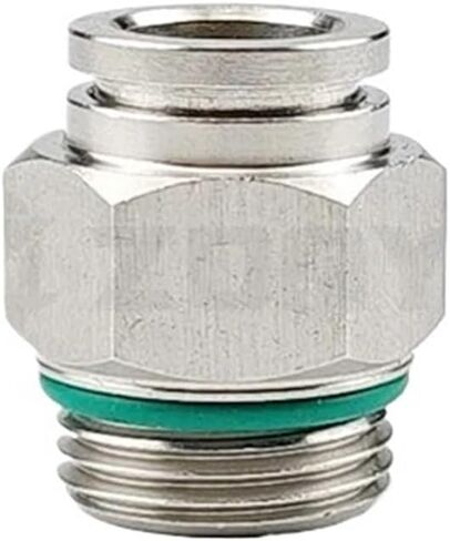 M5/6 1/8 "1/4" 3/8 "1/2" G BSPP ذكر PL 8 مللي متر أنبوب 304 الفولاذ المقاوم للصدأ تركيب الهواء الهوائي دفع في توصيل التوصيل السريع (3/4") in Kuwait