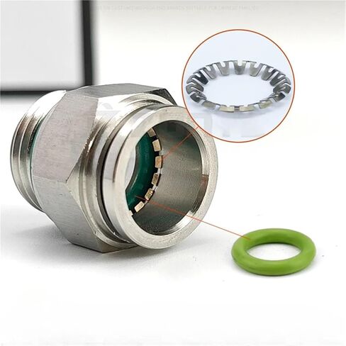 M5/6 1/8" 1/4" 3/8" 1/2" G BSPP Male PL6mm Tube 304 Stainless Steel Pneumatic Air Fitting Push in Connect Quick Plug(1/4") in Saudi Arabia