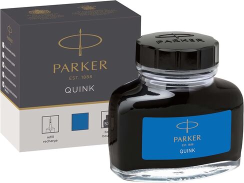 PARKER QUINK Ink Bottle, Blue-Black, 57 ml in Kuwait