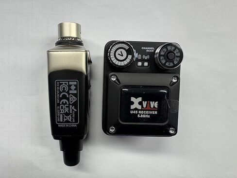 Xvive U45 Wireless in-Ear Monitor System with 5.8GHz Transmitter and Receiver (Black) in Kuwait