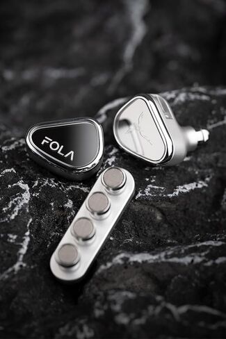 TANCHJIM FOLA HiFi in-Ear Monitor, Low Distortion DMT5 1DD Vocal & Instrument Enhance Wired Earphones Support APP Control HRTF Virtual 7.1/5.1 & Gaming Sound, IEM with 3 Tuning Nozzles（Without mic） in Kuwait