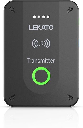 LEKATO Wireless in Ear Monitor System MS-02 Transmitter, Upgraded 2.4G Stereo IEM System Low Latency, Auto-Pairing,One to More, in-Ear Monitoring for Church,Band,Singer,Stage (Only Transmitter) in Kuwait