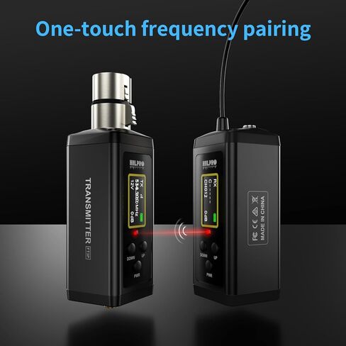 UHF Wireless in Ear Monitor System with Antenna, 902-927MHz, 50 Channel IEM System, 300 FT Range, Beltpack Transmitter Receiver, in Ear Monitoring for Church, Live Performance, Rehearsal, F10P in Kuwait