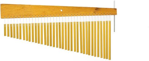 أداة قرع من الألومنيوم مكونة من 36 بارًا لمجموعة الطبول، وإطار خشبي لشريط رنين الرياح للمسرح والاستوديو والفصول الدراسية - رنين إيقاعي موسيقي لقارعي الطبول in Kuwait