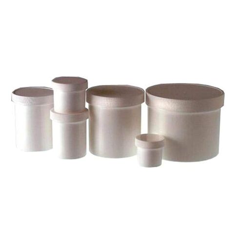 Qorpak PLC-07188 White Polypropylene Jar with 89-400 White Polypropylene Unlined Cap, 16 oz (Pack of 24) in Kuwait