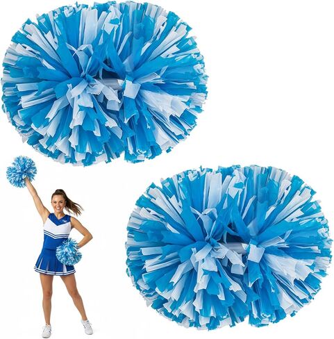 2 PCS Cheerleading Pom Poms for Spirit Sports Stage Performance Celebration Sport Events Club Dance Party in Saudi Arabia
