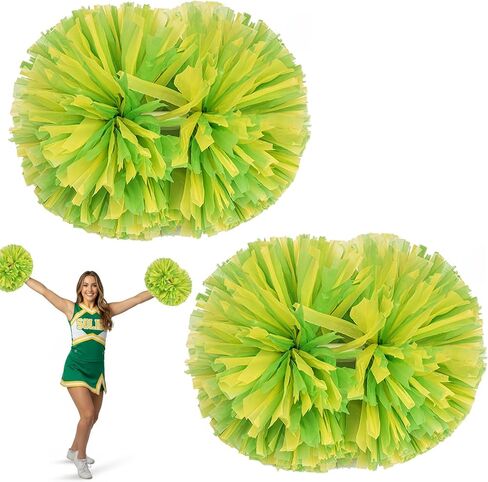 2 PCS Cheerleading Pom Poms for Spirit Sports Stage Performance Celebration Sport Events Club Dance Party in Saudi Arabia