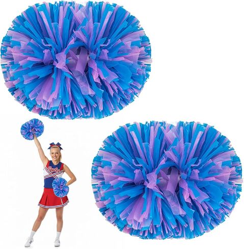 2 PCS Cheerleading Pom Poms for Spirit Sports Stage Performance Celebration Sport Events Club Dance Party in Saudi Arabia