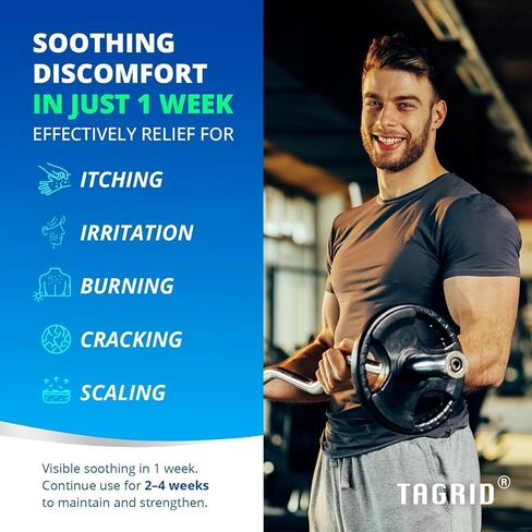 TAGRID Antifungal Cream for Ringworm & Tinea Versicolor, Maximum Strength Antifungal Care for Men & Women, Daily Use for Body Skin, Fast Itch Relief, 100g in Kuwait