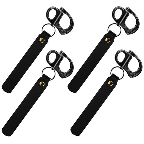 4 Pcs Quick Release Shackle Firefighter Accessories Stainless Steel Fixed Snap Shackle for SCBA MASK Marine Grade Lanyard for Rigging in Kuwait
