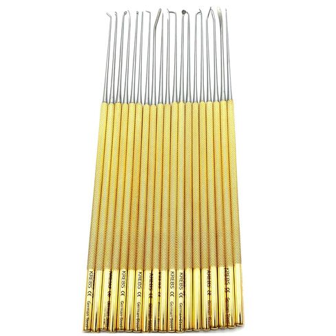 Rhoton Micro Dissector Kit Straight Set w/Rack (19 pcs) in Saudi Arabia