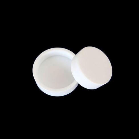 أخدود دائري PTFE، حوض تفلون مستدير، طبق تبخير دائري، قاع مسطح، أسطواني، قطعة واحدة/مجموعة (القطر = 120 مم بدون غطاء) in Kuwait