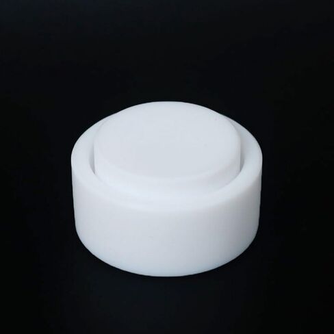 أخدود دائري PTFE، حوض تفلون مستدير، طبق تبخير دائري، قاع مسطح، أسطواني، قطعة واحدة/مجموعة (القطر = 120 مم بدون غطاء) in Kuwait