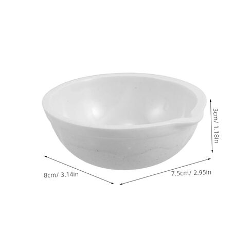 Alipis 2pcs Ceramic Evaporating Dishes for Laboratory Efficient Solvent Evaporation for Chemistry Analysis Specimen Storage Easy to Clean Petri Plates in Saudi Arabia
