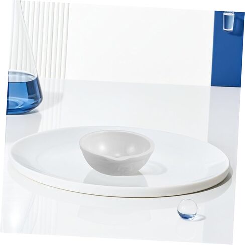 Alipis 2pcs Ceramic Evaporating Dishes for Laboratory Efficient Solvent Evaporation for Chemistry Analysis Specimen Storage Easy to Clean Petri Plates in Saudi Arabia