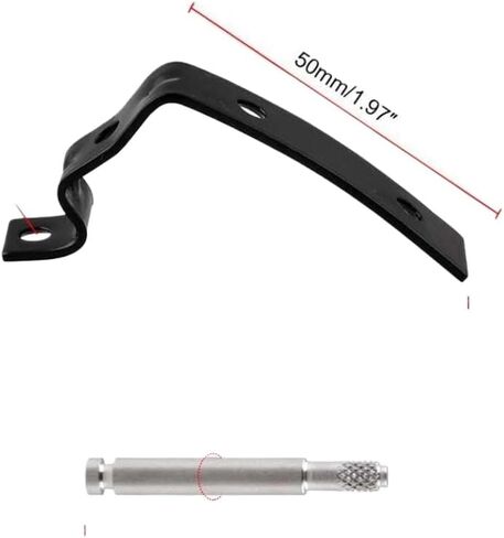 Car Glove Box Lid Hinge Repair Kit Brackets 2pcs 8E2857131 8E2857035 Compatible with A4 S4 RS4 B6 B7 8E Seat Exeo ST 3R5 in Saudi Arabia