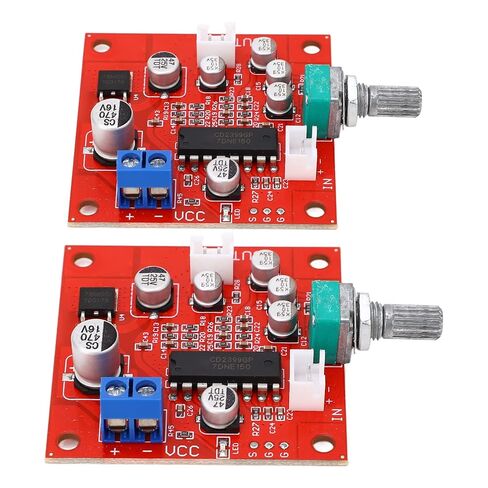 2Pcs DC6‑15V Microphone Reverb Board Module Without Preamplifier Amplifier Funtion Reverberation Board Microphone Reverb Board Microphone Reverb Module Reverberation mic in Saudi Arabia