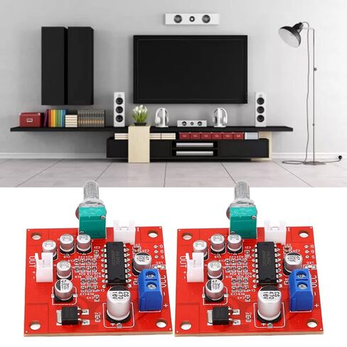 2Pcs DC6‑15V Microphone Reverb Board Module Without Preamplifier Amplifier Funtion Reverberation Board Microphone Reverb Board Microphone Reverb Module Reverberation mic in Saudi Arabia