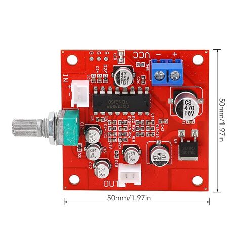 2Pcs DC6‑15V Microphone Reverb Board Module Without Preamplifier Amplifier Funtion Reverberation Board Microphone Reverb Board Microphone Reverb Module Reverberation mic in Saudi Arabia