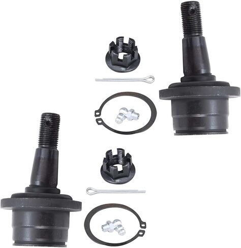 Detroit Axle - RWD Front 2pc Ball Joints for 06-13 Dodge Ram 2500, 06-12 Ram 3500, 2 Upper Ball Joints Set Replacement 2006 2007 2008 2009 2010 2011 2012 in Saudi Arabia