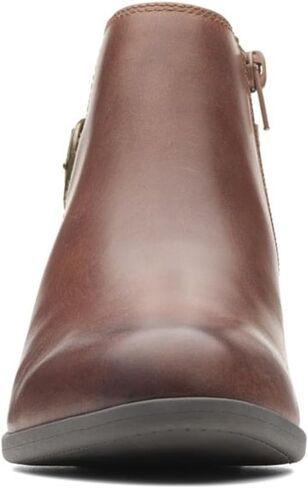 Clarks Womens Addiy Kara مكدسة الكعب الكاحل Brown 8.5 Medium (B ، M) in Kuwait