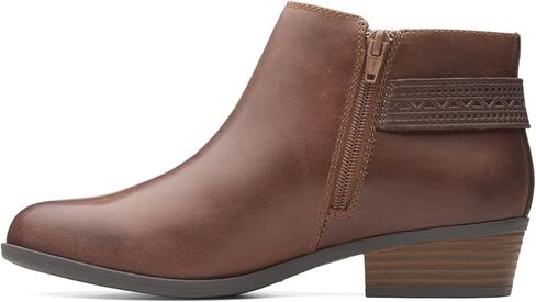Clarks Womens Addiy Kara مكدسة الكعب الكاحل Brown 8.5 Medium (B ، M) in Kuwait