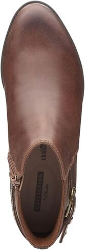 Clarks Womens Addiy Kara مكدسة الكعب الكاحل Brown 8.5 Medium (B ، M) in Kuwait