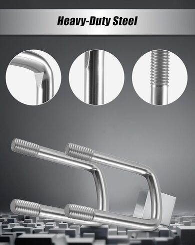 U-Bolt Kit Fit for B&W Gooseneck Hitches Safety Chain Replace 1900-2-1600 in Saudi Arabia
