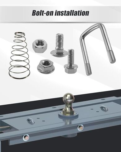 U-Bolt Kit Fit for B&W Gooseneck Hitches Safety Chain Replace 1900-2-1600 in Saudi Arabia