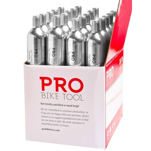 16g Threaded CO2 Cartridges - for All CO2 Handheld Bike Tire Inflators with Threaded Connection - Quick Air Refill for Bicycle Tires - Cartridge for CO2 Pump - Road or MTB Bikes. in Kuwait