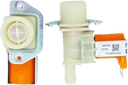 1PCS Replacement Dishwasher Water Inlet Valve 10A50100 17476000007453，Compatible For Midea MDF24P1BST MDF24P2BST in Saudi Arabia