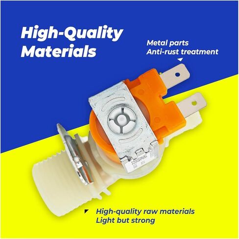 1PCS Replacement Dishwasher Water Inlet Valve 10A50100 17476000007453，Compatible For Midea MDF24P1BST MDF24P2BST in Saudi Arabia
