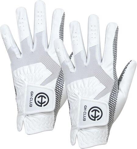 قفاز الجولف الرجالي الذي يتم ارتداؤه على اليد اليسرى، عبوة من قطعتين من السيليكون المقاوم للانزلاق وقبضة إضافية من الجلد الصناعي المتين من البولي يوريثين لجميع الأحوال الجوية in Kuwait