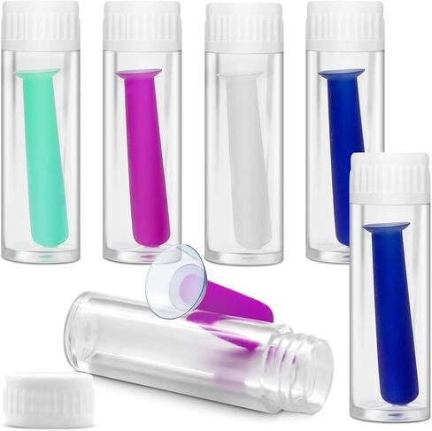 Hard Contact Lens Remover Tool Set for RGP and OK Lenses Silicone Suction Sticks, 6pcs, for Travel & Daily Use with Storage Cases - Pink in Saudi Arabia