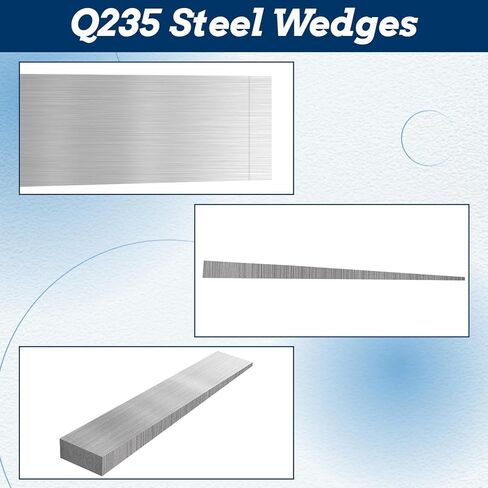 8 Pcs 13x32x180mm Flange Wedge Steel Wedges, Metal Wedges Shims for lathes, Welding Machines in Saudi Arabia
