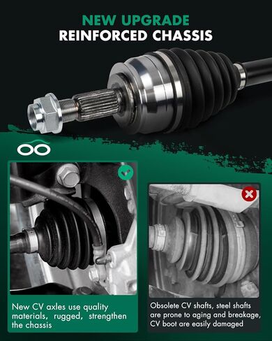 SCITOO Front Left Driver Side CV Axle Shaft Assembly Fit for Fiat 500X,for Jeep Renegade 2.4L NCV76008 in Saudi Arabia