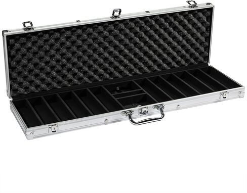 600-count Aluminum Poker Chip Case - Locking, Key Included in Kuwait