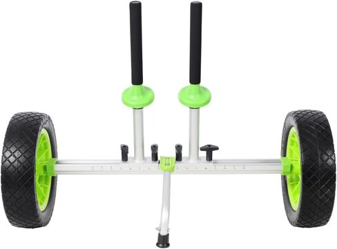 Sit On Top Kayak Cart Plug-in Design, Heavy Duty Adjustable Width Kayak Dolly with 12 Inch Wheels, Lightweight Transport Cart with Foam Protector for Kayak Canoe Paddleboard in Saudi Arabia
