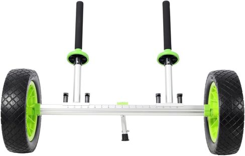 Sit On Top Kayak Cart Plug-in Design, Heavy Duty Adjustable Width Kayak Dolly with 12 Inch Wheels, Lightweight Transport Cart with Foam Protector for Kayak Canoe Paddleboard in Saudi Arabia